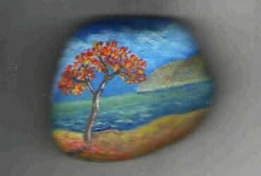 Pictura pe pietre- proiect de vara