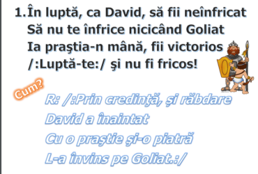 În luptă, ca David