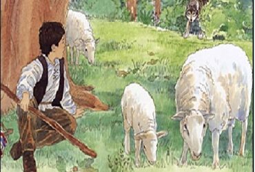 Baiatul care striga ,,Lupul" - fabula