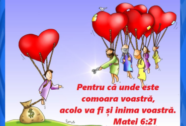 Matei 6:21- planse verset