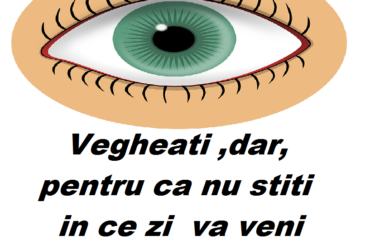 Matei 24:42 - plansa verset