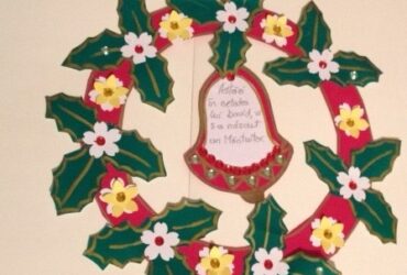 Ornament cu verset- lucru manual