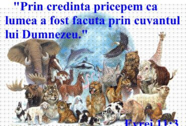 Evrei 11:3 - plansa verset A4