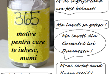 Borcanul de ziua mamei- 365 motive pentru care te iubesc !!