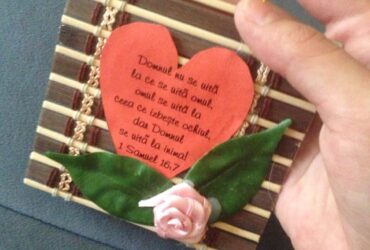 Tablou  cu verset-inimă