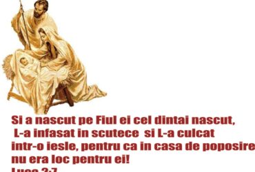 Luca 2:7 -plansa A3