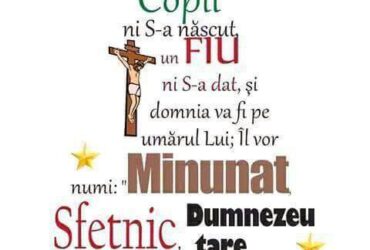 Sărbători și vremuri cu pace