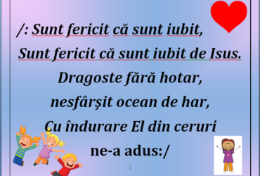 Sunt fericit ca sunt iubit de Isus - cantare