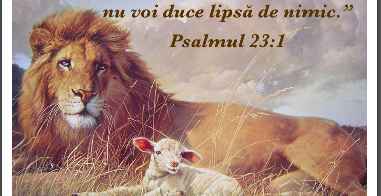 Psalmul 23:1 - plansa verset A3