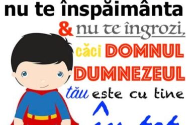 Iosua 1:9- plansa verset A3