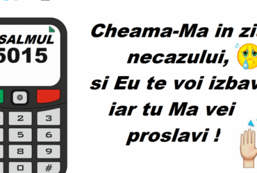 Telefonul rugaciunii - verset vizualizat +lucru manual