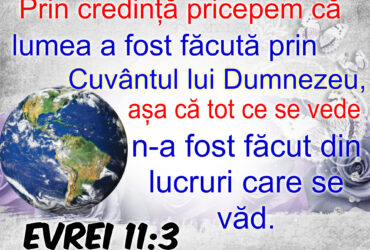 Evrei 11.3