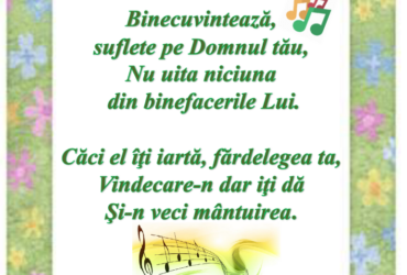 Binecuvinteaza suflete