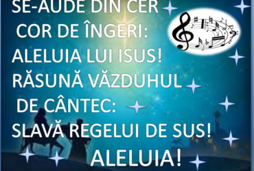 Se-aude din cer cor de îngeri