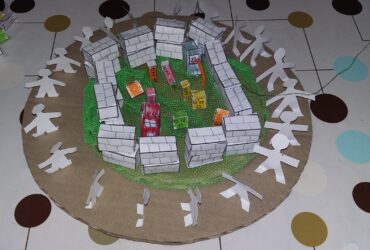 Cucerirea Ierihonului- machetă pentru demonstrație la lecție