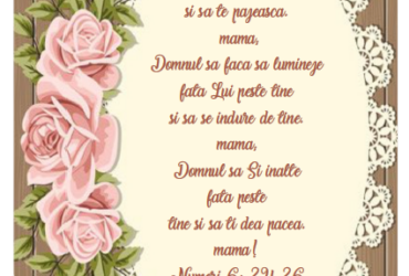 Tablou binecuvântare- Numeri 6: 24-26