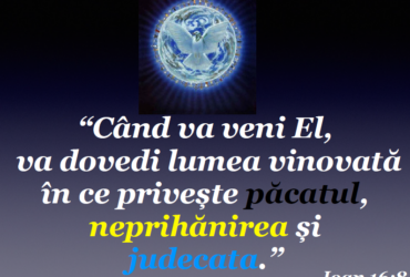 Ioan 16:8- planșă verset A3