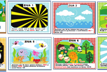 Zilele creației- planșe