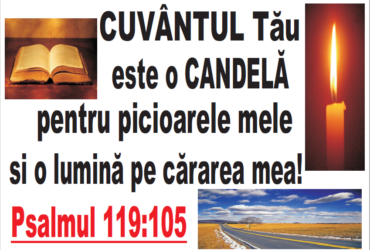 Psalmul 119:105- planșa