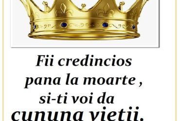 Apocalipsa 2:10b- planșă verset