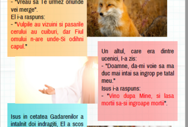 Vizualizare cap. 8-12 si 19-23 din Matei, Talant 2020