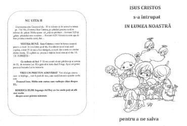 Cărticică activități de Nașterea Domnului