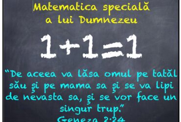 Unu+ unu=unu / lecţie din setul Matematica lui Dumnezeu