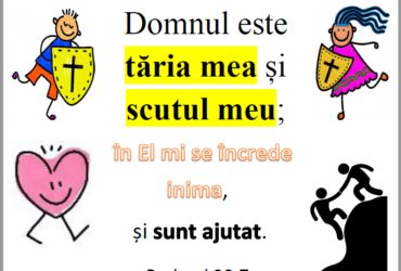 Psalmul 28:7- plansa A3