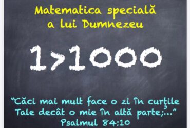 O zi în casa Domnului - lecţie din setul Matematica lui Dumnezeu