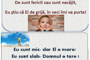 Cu ochii nu Îl vad ( Eu sunt mic- dar El e mare)