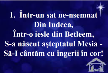 Într-un sat ne-nsemnat din Iudeea - colind