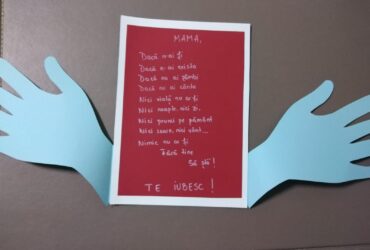 Felicitare- Laleaua şi inima