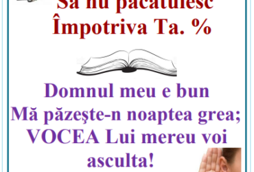 Strâng Cuvântul Tău în inima mea