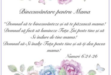 Binecuvantare pentru mama- tablou