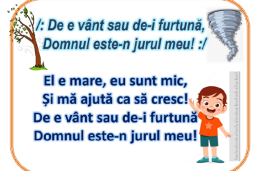 De e vânt sau de-i furtună