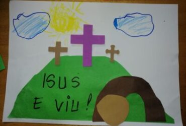 Isus e viu!- Colaj preșcolari
