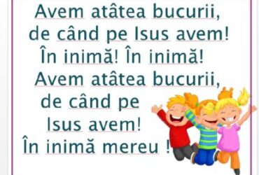 Avem atâtea bucurii